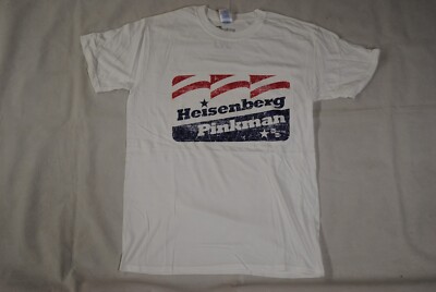 BREAKING BAD HEISENBERG PINKMAN FLAGGE T-SHIRT NEU OFFIZIELLE CRIME TV SERIE SHOW