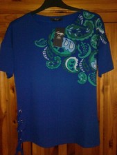 WOMENS NEW MARKS & SPENCER (TWIGGY DESIGN) PAISLEY PRINT TOP, UK 8, BNWT