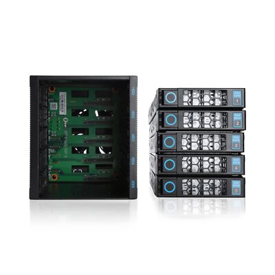 RackChoice Internal Hard Drive Enclosure 5x2.5”/3.5” SATA/SAS Hard