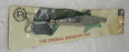 Bead Chain Tackle Original Bridgeport Fishing Lure 10Oz With Treble Hook NOS