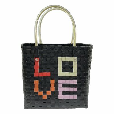 MARNI Market Love Mini Basket Bag Black Ladies Used KLDR-0 MARNI Market Love Mini Basket Bag Black Ladies Used KLDR-0