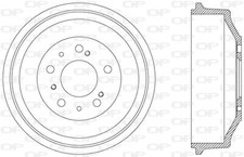 Tambour de frein Citroen C25