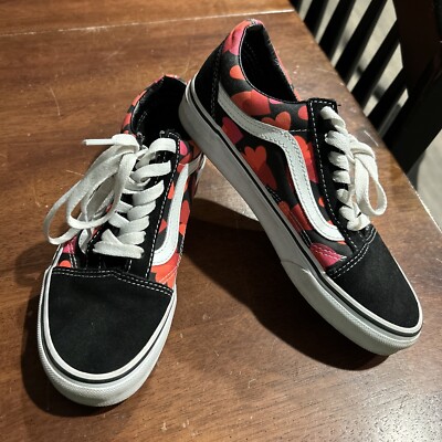 Vans Old Skool Valentines Hearts Skate Shoes Men's Womens Pre Owned  EUC