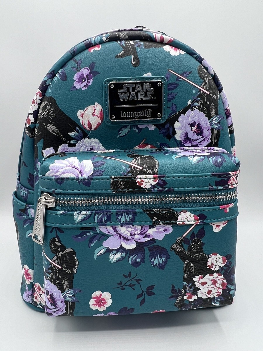 Loungefly Backpack Star Wars Floral AOP Darth Vader Limited  display picture 3