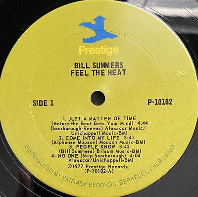 USオリジナル盤　Bill Summers Feel The Heat Feel The Heat : Bill Summers | HMV&BOOKS online - VICJ-41899