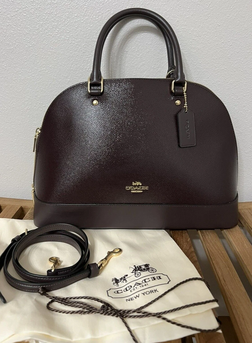 AUTHENTIC COACH LARGE SIERRA SATCHEL BAG CROSSBODY SIGNATURE