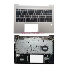 New For HP Probook 440 G6 Palmrest Upper Case w/US Backlit Keyboard L44588-001
