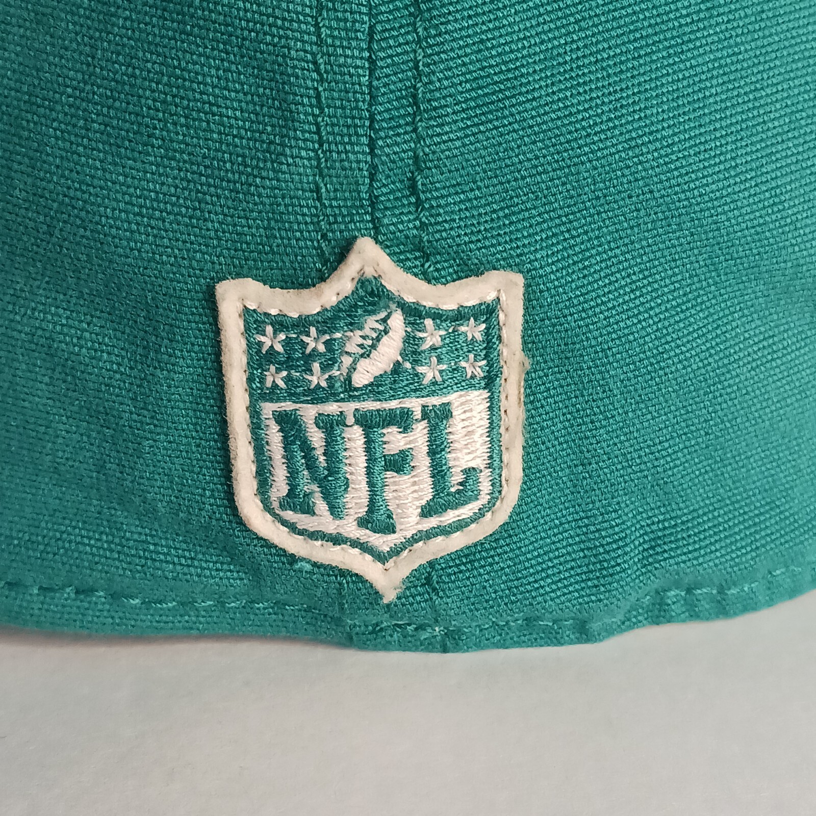 Retro Sport Miami Dolphins Hat Cap Mens Fitted S-M Throwback Logo Aqua NFL