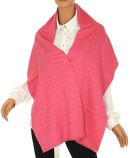 NEW GUCCI PINK 100 CASHMERE GG GUCCISSIMA SCARF WRAP SHAWL