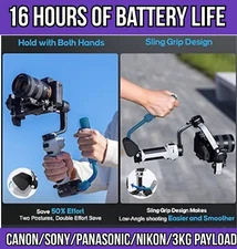 ZHIYUN CINEPEER Weebill 3E-3-Axis Lightweight Gimbal Stabilizer for DSLR