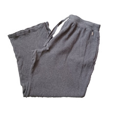 Polo Ralph Lauren Sleepwear Mens Pajama Pants XL Gray Waffle Logo Drawstring
