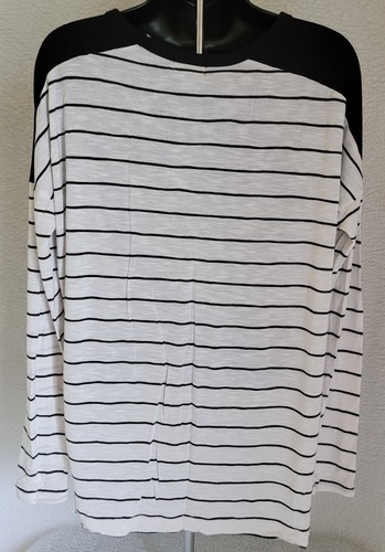 Old Navy Womens Shirt Top Blouse Size S Small Blue White Striped - Picture 12 of 24