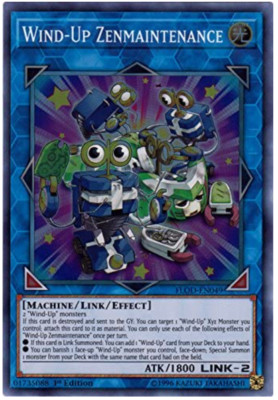 Yu-Gi-Oh! - Wind-Up Zenmaintenance - FLOD-EN049 - Super Rare - 1st ed - NM/M