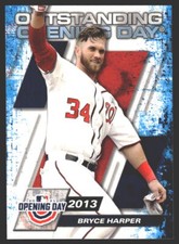 Bryce Harper #OOD-4 2021 Topps Opening Day Outstanding Opening Day Nationals