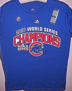 cubs world series kids shirts