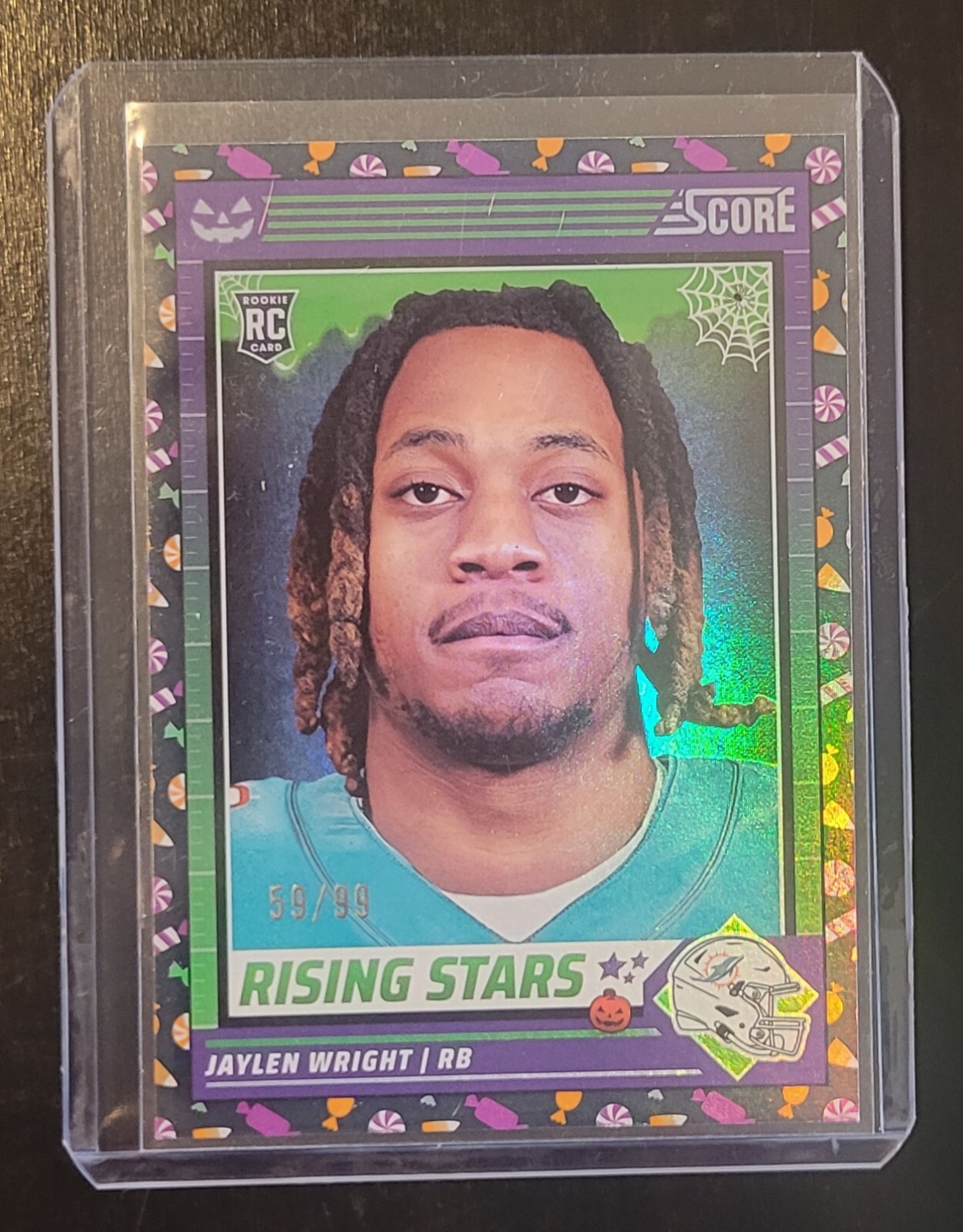 2024 Panini Score-a-Treat Jaylen Wright Trick Or Treat 59/99 SSP