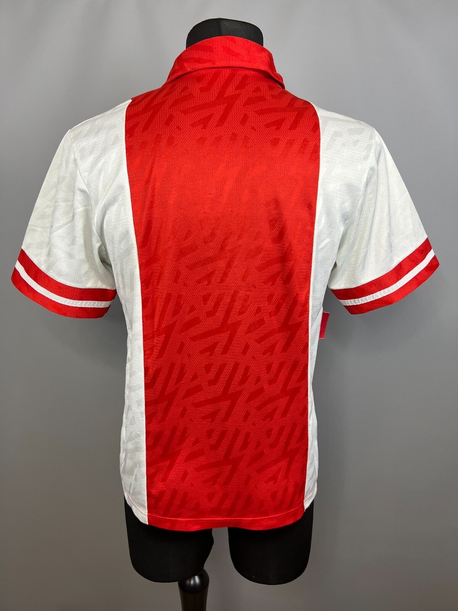 AJAX 1993 1994 HOME SHIRT FOOTBALL SOCCER JERSEY UMBRO MENS SIZE M