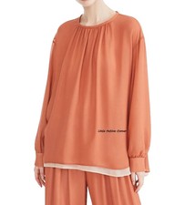 🌟MAX MARA  Camicia in in pura SETA   48It_ 46Fr_ 44De_ 16Gb_ 14US