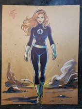 Sue Storm Original Fine Art Illustration Signed 8.5x11 COA | eBay US (Buy It Now)
