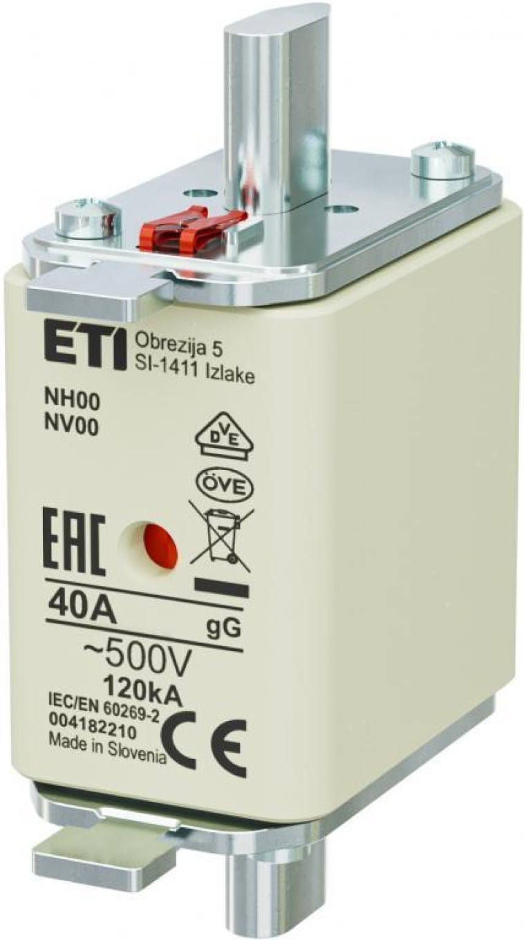 Fuse Block NH00 40A gG 500V 004182210 WT-NH