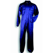 TUTA DA LAVORO BLU CON CERNIERA TG L 50-52