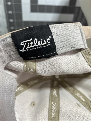 Titleist FJ Pro V1 Adjustable Cap Hat Tan Khaki FootJoy - Picture 7 of 8