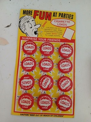 Cigarette Loads Loud Prank Gag Party Trick for Adults 18+ Red/White