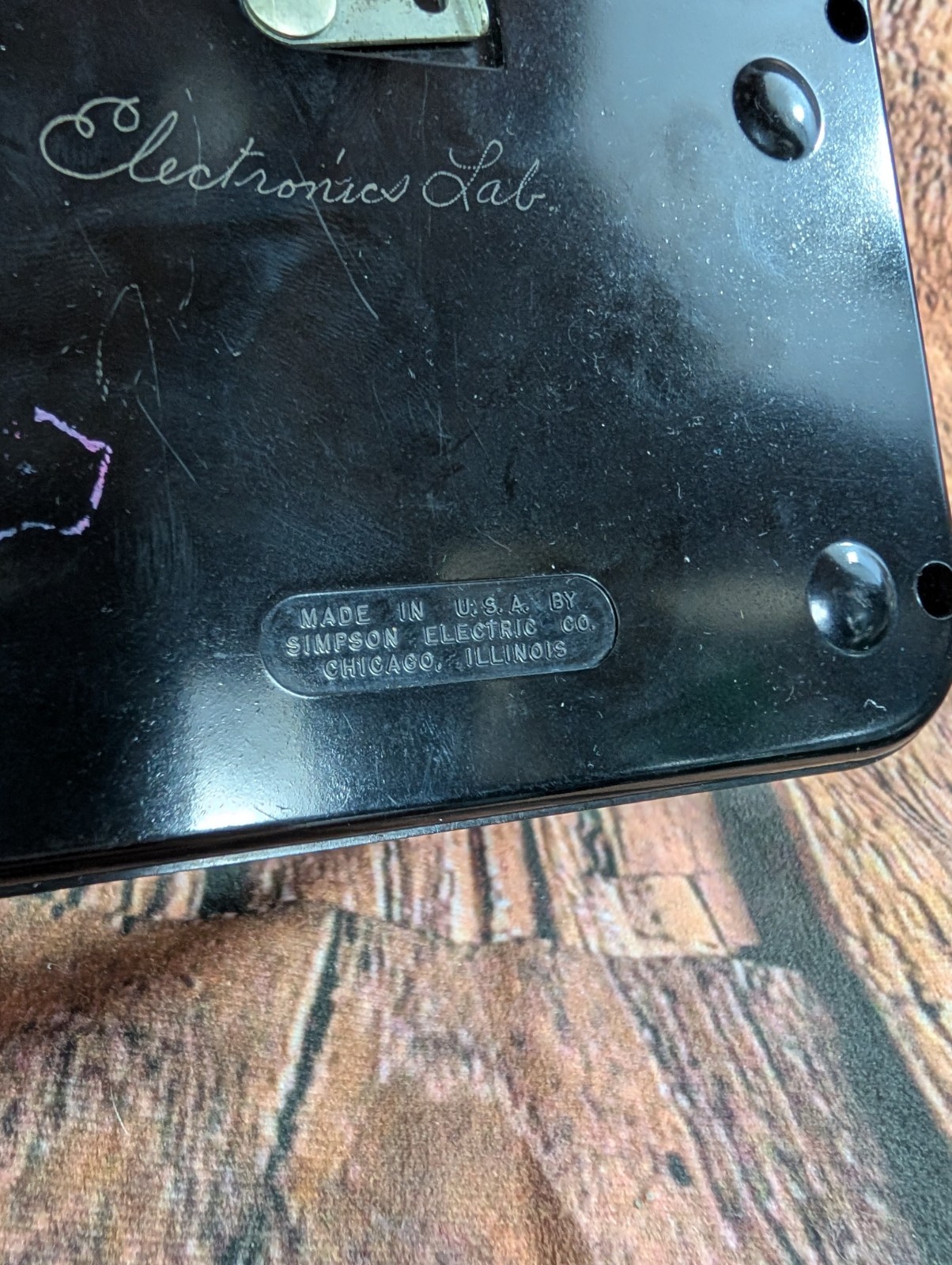 Vintage Simpson 260 AC Ammeter Adapter Model 653 Untested (2)