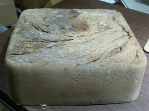 17 Pound block of natural bees wax