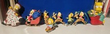 Lot Of 8 Vintage The Simpsons Homer Eating Christmas Cookie Bart Ornament 2004