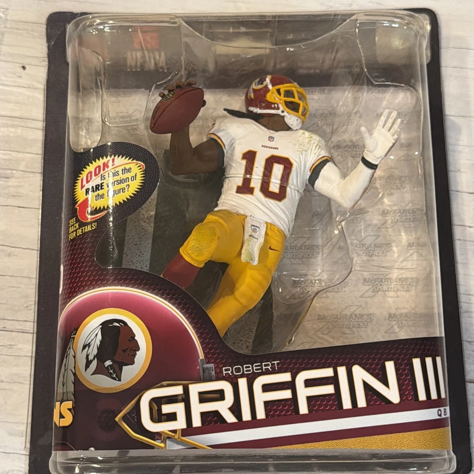 Figuras de acción de colección Washington Robert Griffin III #10 QB serie NFL Foto 3 de 4