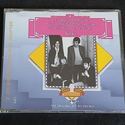   Kinks   You Really Got Me/All Day And All Of The Night/Tired... (1989 3'' CD)