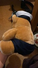 Polizei B&auml;r Pl&uuml;schtier Vintage Next Teddy Uniform sammeln Mit Hose.