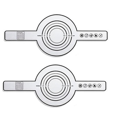 1X(2 Stück Silikon Backmatte für Dutch Oven Brot Backen Antihaft Backen1053
