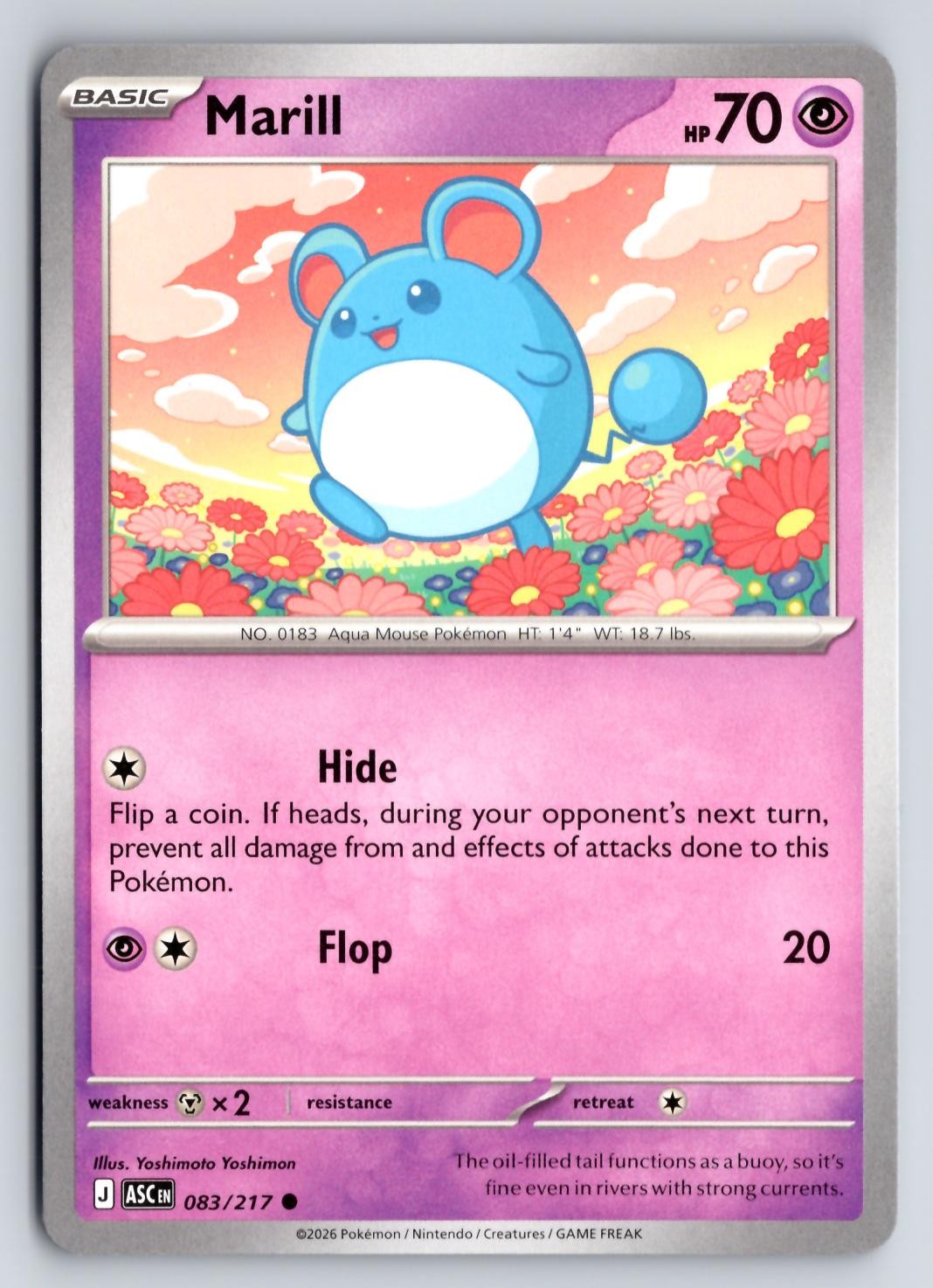 Marill #083/217 ME: Ascended Heroes Regular