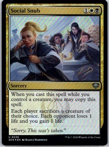 Social Snub 228/444 Secrets of Strixhaven Foil
