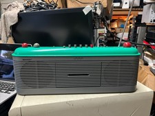 Vintage Sharp QT-F40 GR Green Radio - Cassette Does NOT PLAY Radio WORKS