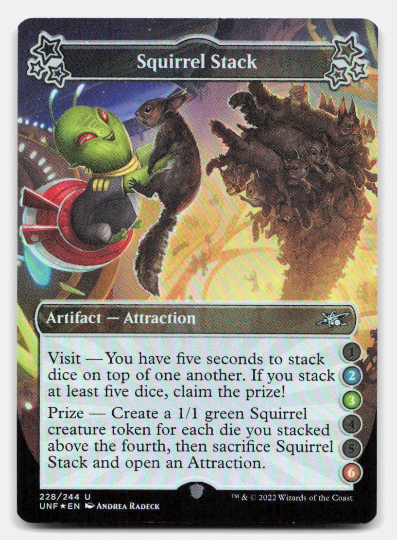 Squirrel Stack (2-3-6) 228 Uncommon Unfinity MTG Foil NM
