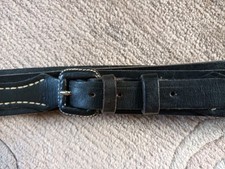 Da.Ledergürtel schwarz Taillenweite 100-108 Gürtelbreite 3,5cm