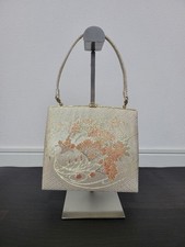 Japanese-style Fukuroobi Bag for Kimono Accessories, Floral, Formal, Used