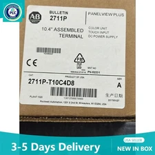 NEW AB 2711P-T10C4D8 Panelview Plus Assembeled Terminal 2711PT10C4D8 US Free Tax