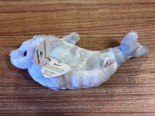 VINTAGE - 2010 Ty Beanie Baby SURF Dolphin Sea World Exclusive 6" Plush w/ TAGS