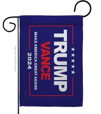 Trump Vance 2024 Flag Garden Sign Wall Decor Home Yard Room Poster Election 2...