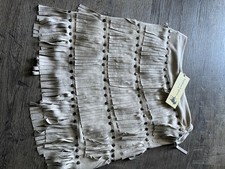 Fashion Express Faux Suede Western Skirt semi elastic waist band with Fringe