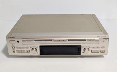 Sony MDS-W1 Dual MiniDisc MD Deck Recorder Dubbing Tested Japan