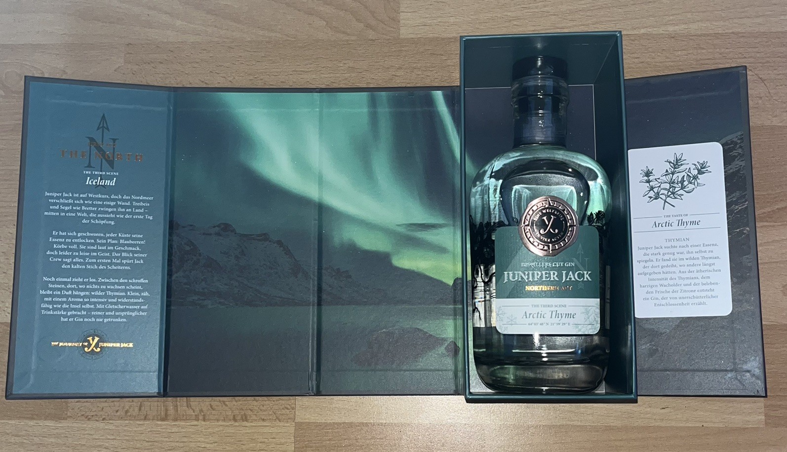 3 Sorten Juniper Jack Gin Arctic Thyme, Swedish Forest, Viking Soul OVP