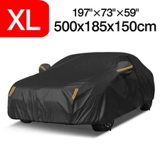 XL Sedan Car Cover Outdoor Waterproof Dust Sun UV Protection For BMW 5 8 Series