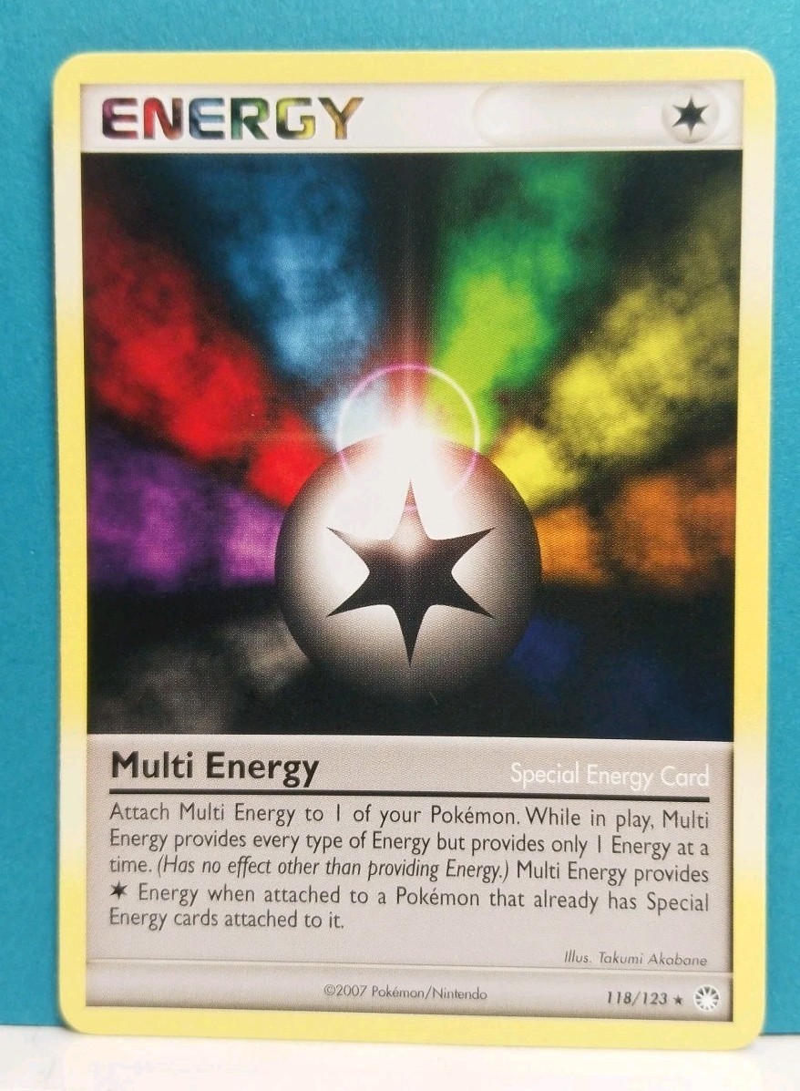 Multi Energy 118/123 Regular Rare Mysterious Treasures Diamond & Pearl Pokémon