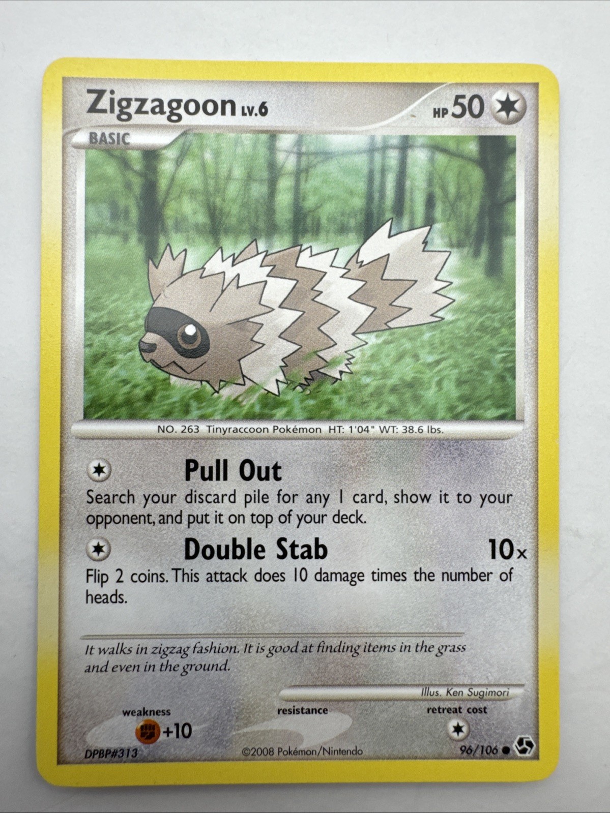 Zigzagoon 96/106 Common DP Great Encounters Pokemon