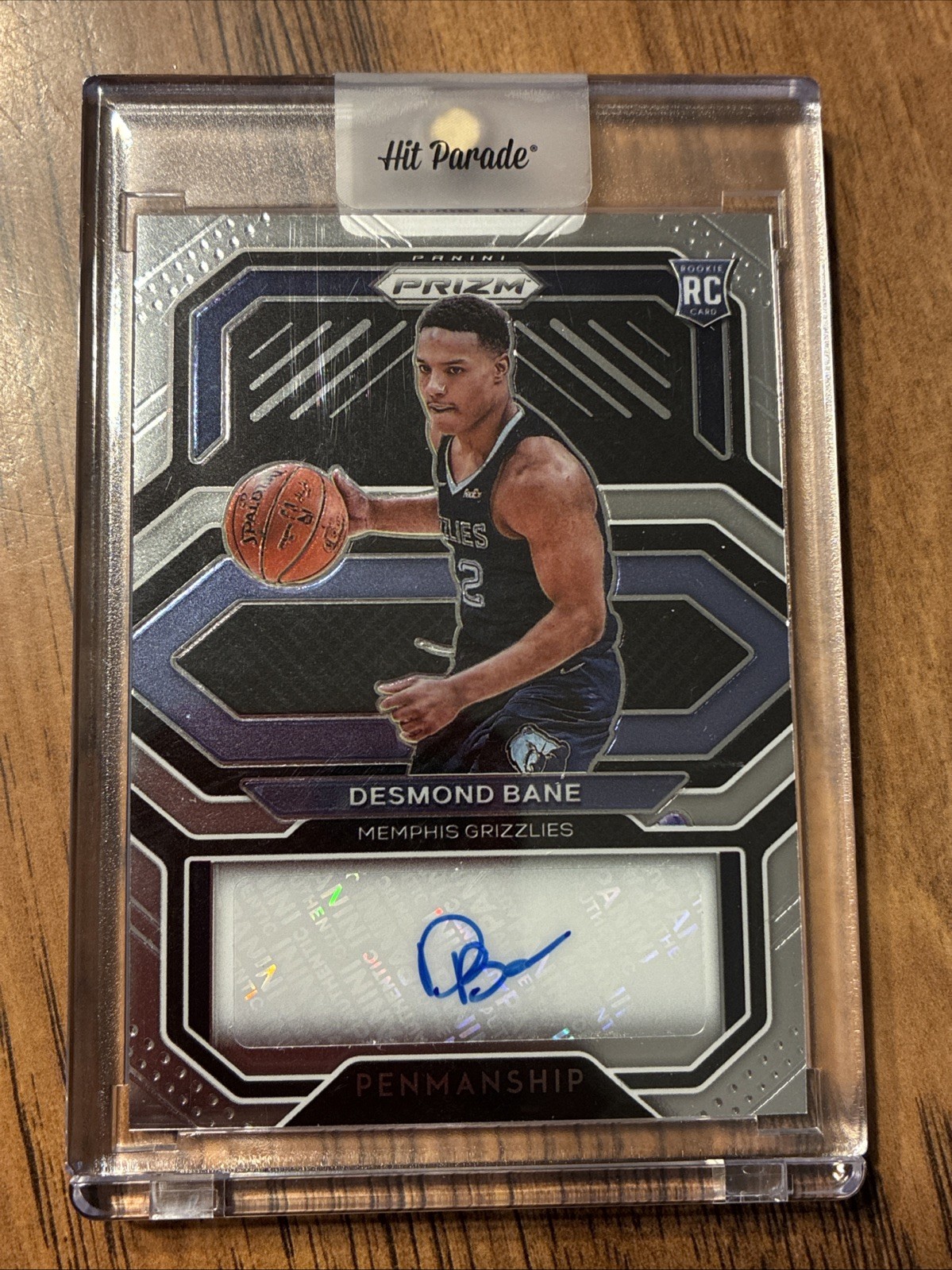 2020-21 Prizm "Rookie Penmanship" Desmond Bane Rc AUTO NM Orlando Magic